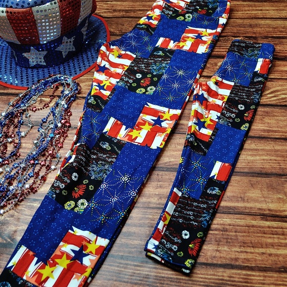 LuLaRoe Americana Mommy & Me Set - Picture 1 of 2